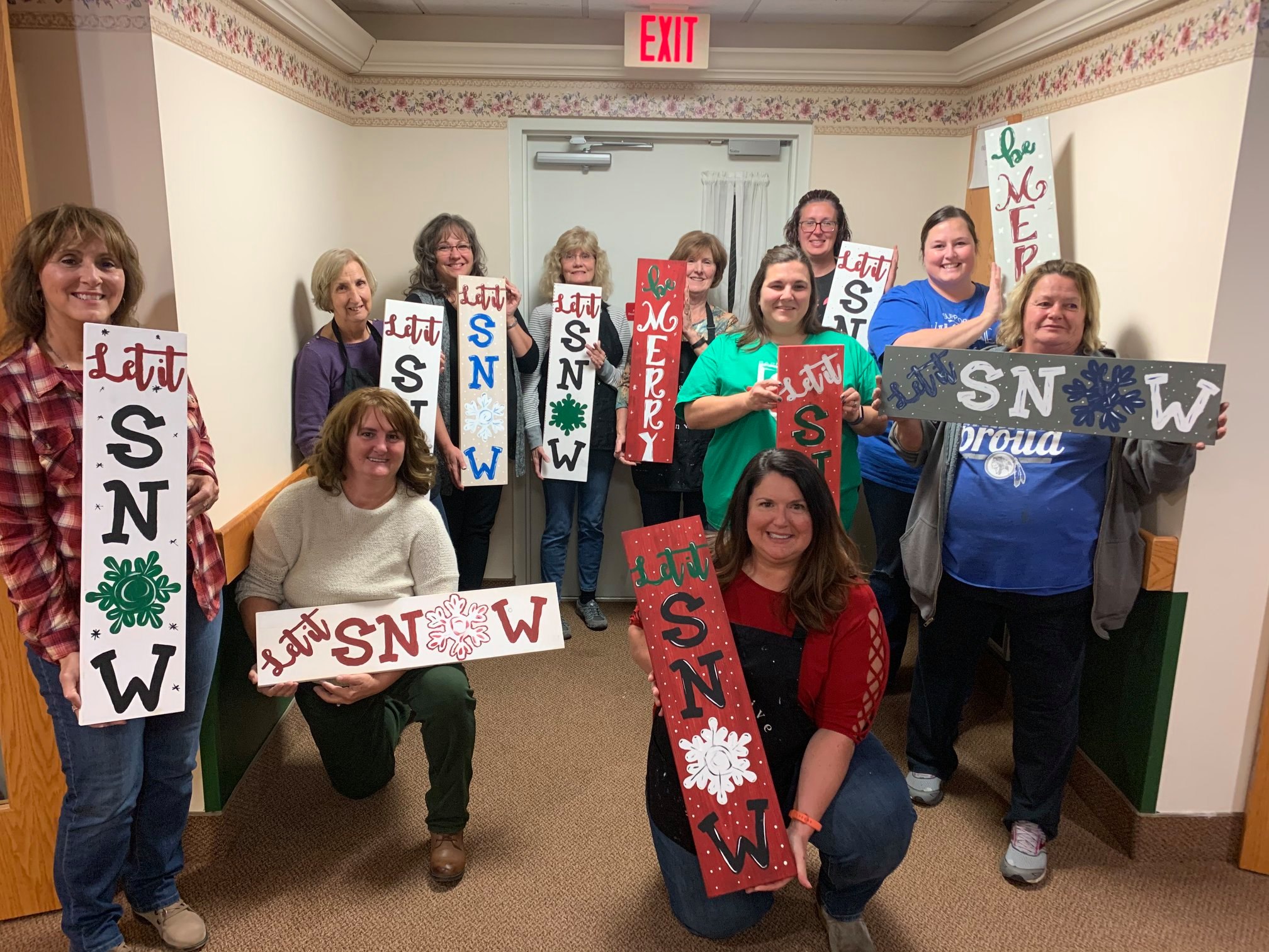 Paint and Snack a Hit at Barnesville Nursing Home
