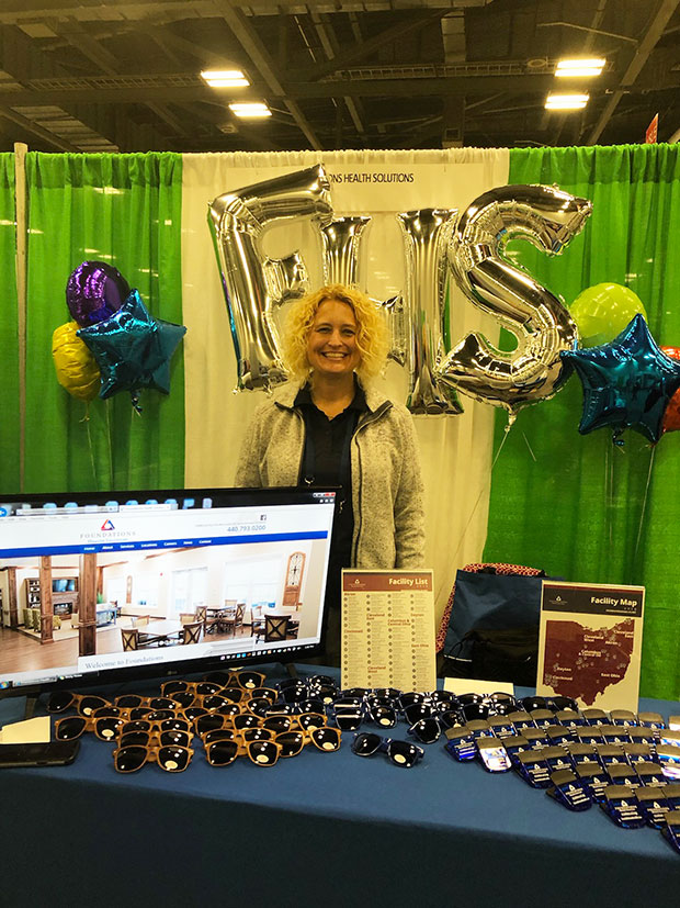 Emerald Pointe's Raschelle at Ohio Health Care Association Conference